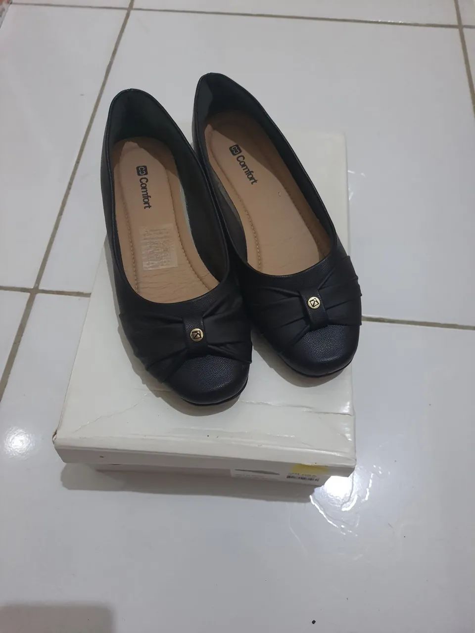 Sapato preto confort 34 - Foto 2