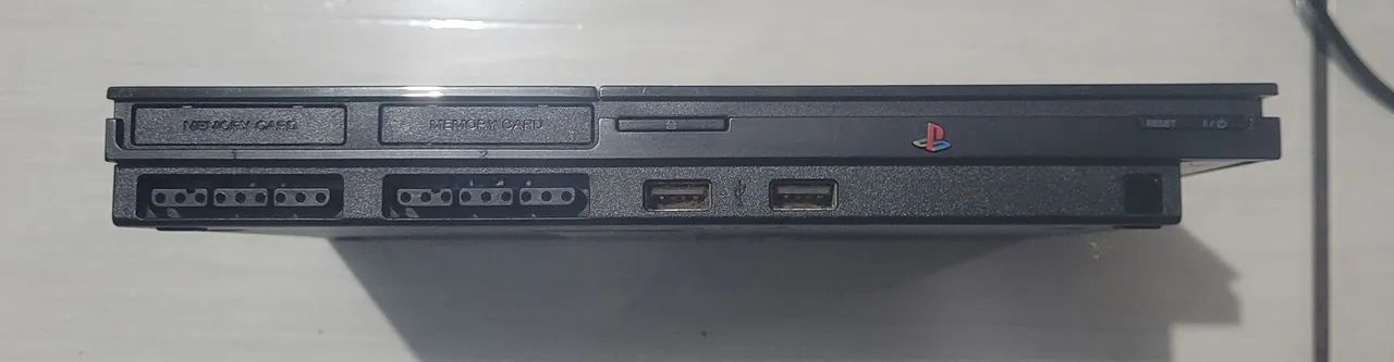 PS2 Slim + Cabo de Alimentação 