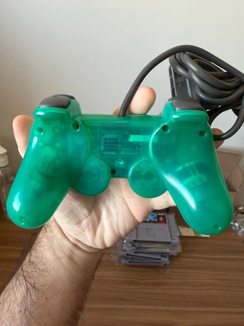 Controle PS1 verde esmeralda - Foto 2