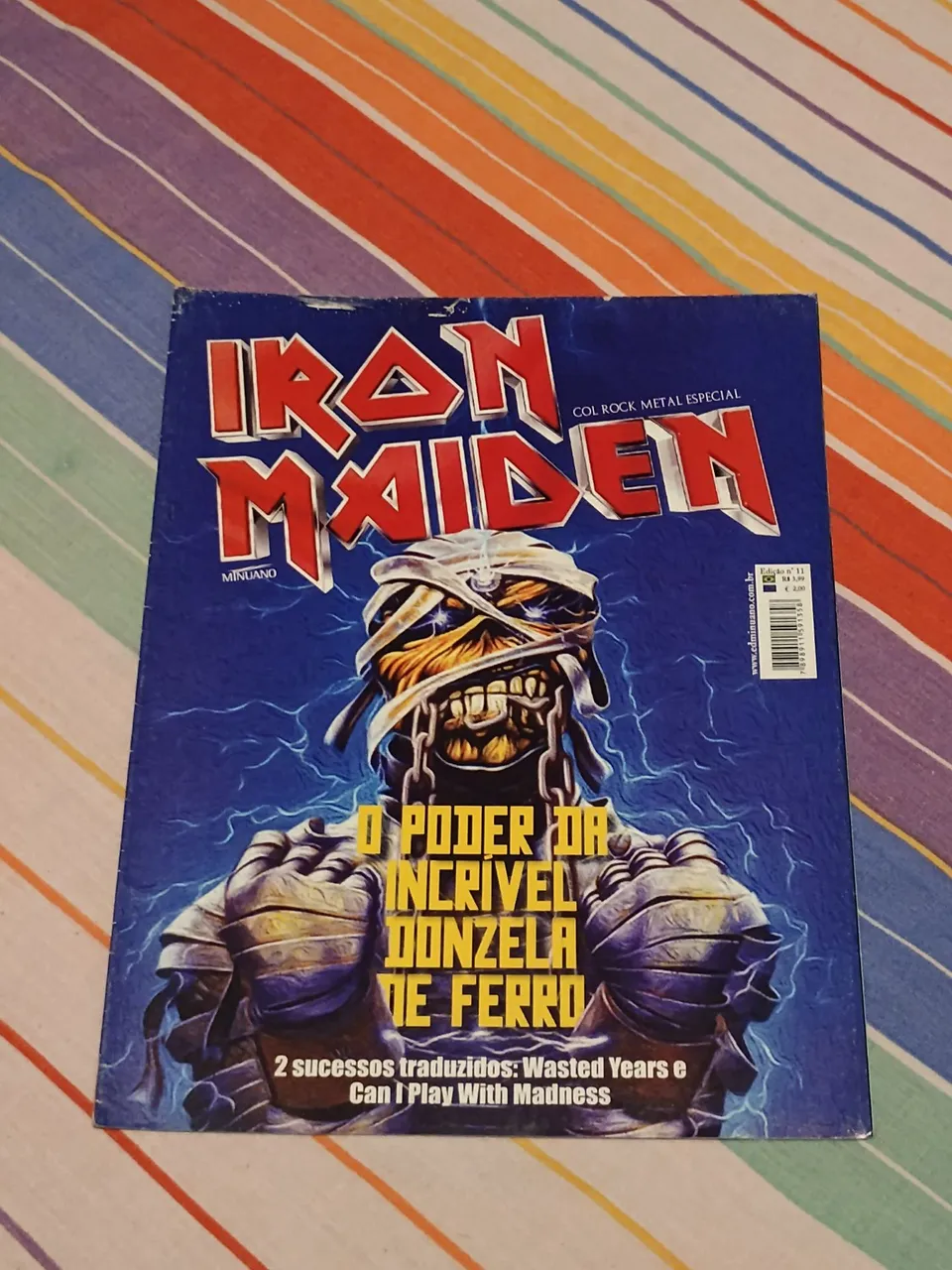 IRON MAIDEN PÔSTER GIGANTE - Instrumentos musicais - Conjunto City