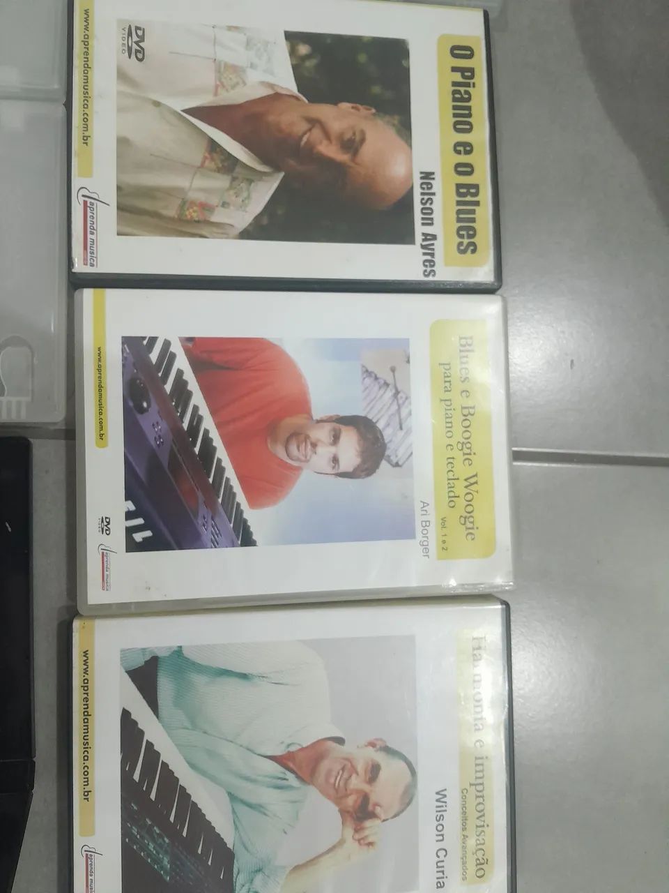 Aulas de teclado e piano em DVD
