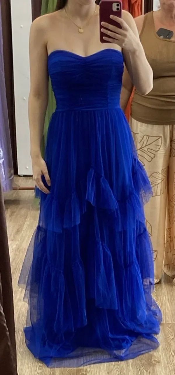 Vestido de festa azul - Foto 4