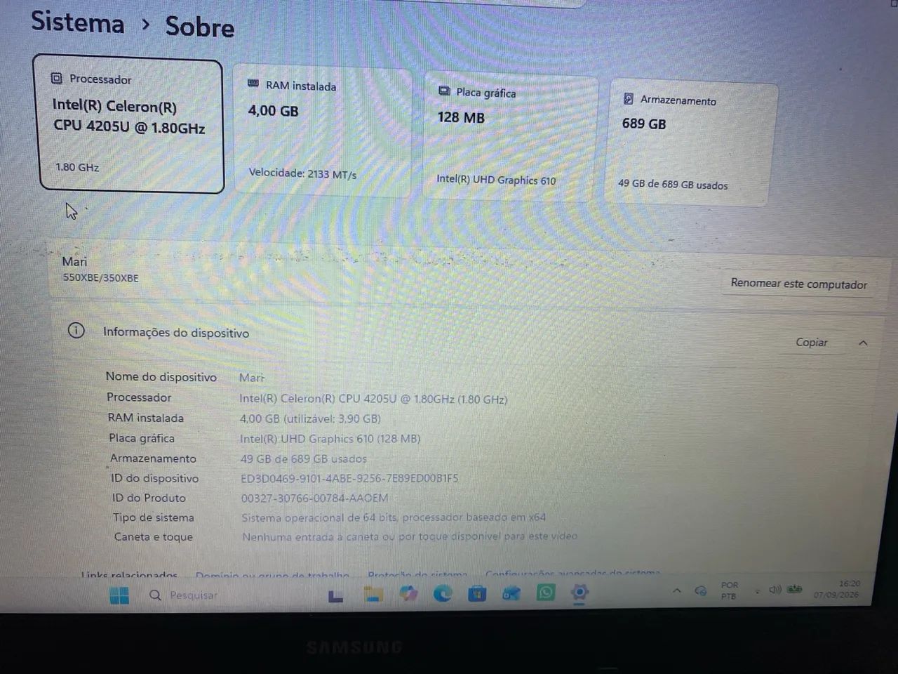 Notebook Samsung - Foto 5