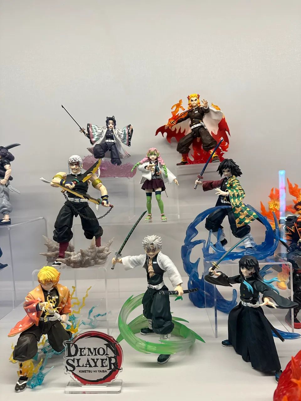 Buzzmod Demon Slayer aniplex colecao completa hashiras