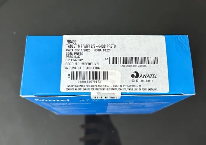 Tablet Multi M7 Wi-Fi 7 polegadas 64GB 4GB RAM - Preto, Novo, na caixa, Lacrado  - Foto 4