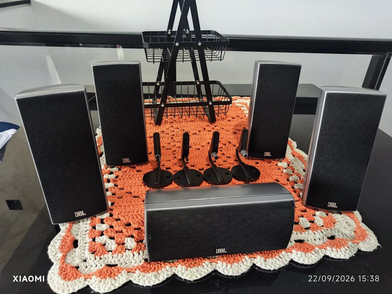 Conjunto caixas 5.0 JBL SCS150 (B&W Klipsch) 