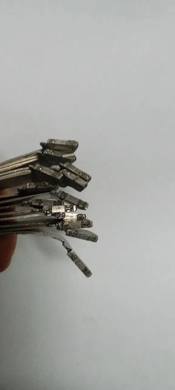 Letras metálicas máquina de escrever  - Foto 5