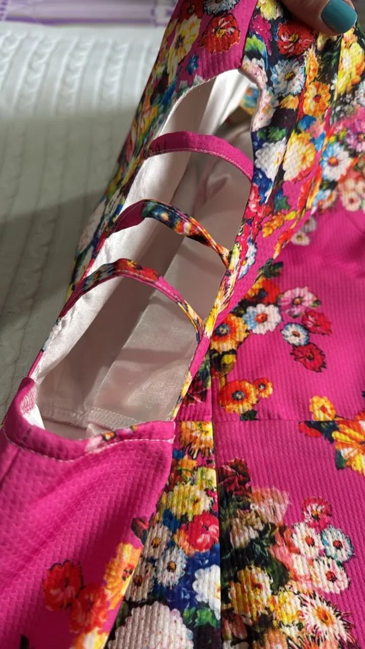 Vestido Presage estampado com bojo - Foto 3