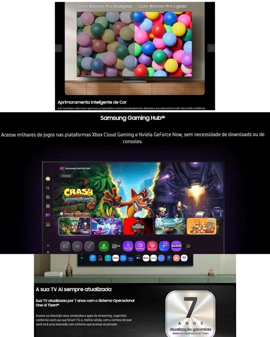 TV 65 pol. Samsung NeoQLED 65QN85D 4K, 1 mês de uso, Alexa integrada, parcelada ou à vista - Foto 3