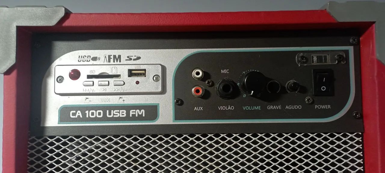Caixa de Som Amplificada Frahm CA 100 USB FM 50W RMS - Foto 2