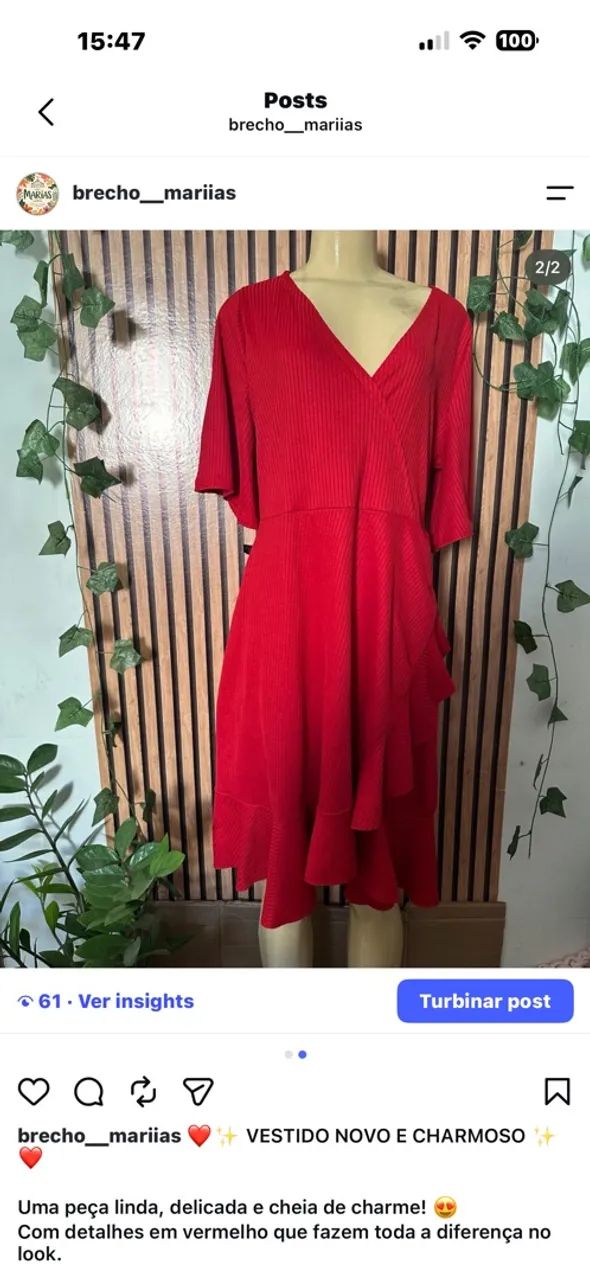 Vestido vermelho 