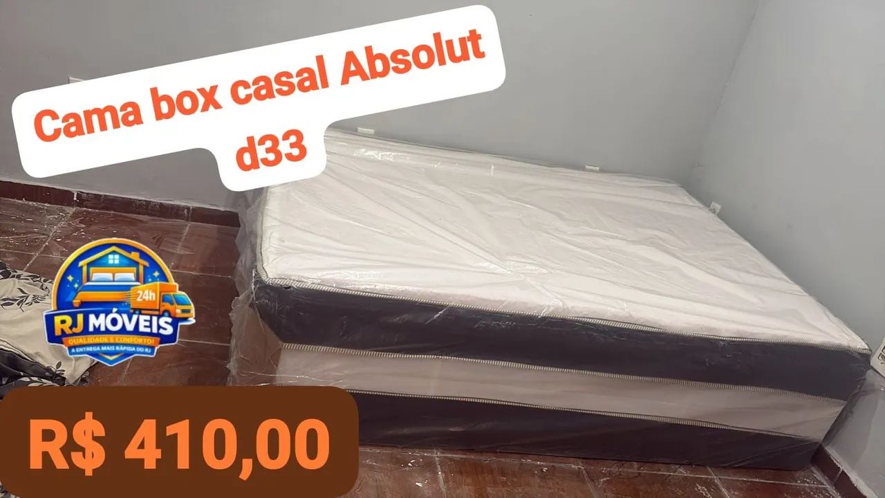 Cama box Solteirão Absolut D33.