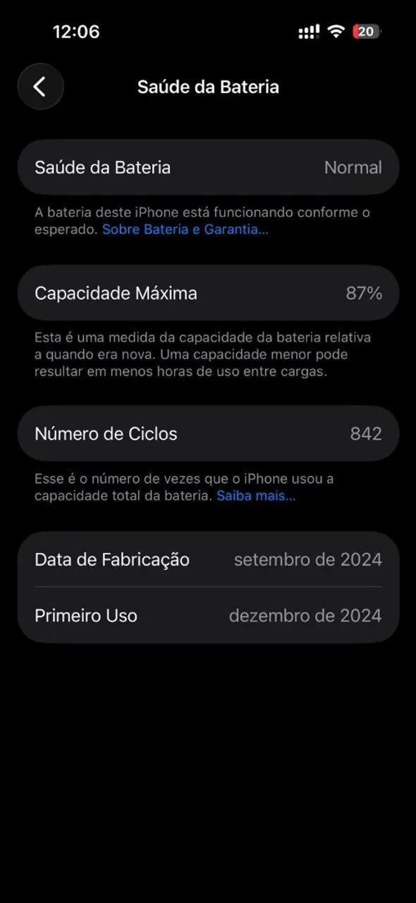 Iphone 15 - Light Blue - 128gb (Único dono) - Foto 5