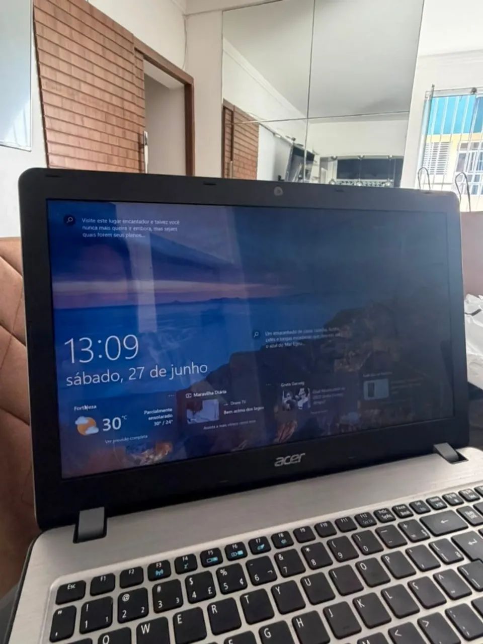 Notebook Acer Aspire F5-573G i7 SSD Bateria Nova 940MX - Foto 2