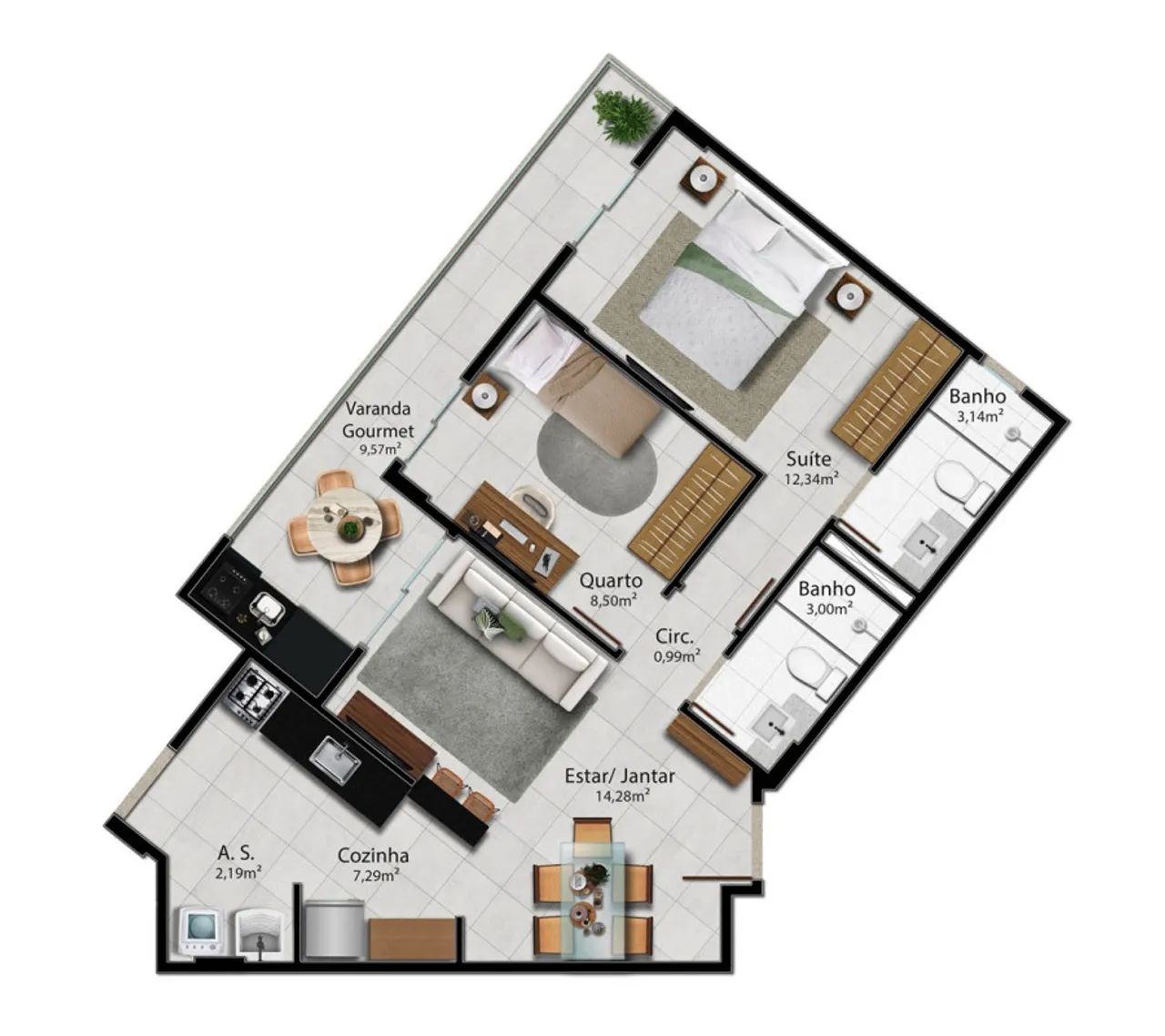 Apartamento com 2 quartos à venda em Vitória - Foto 5
