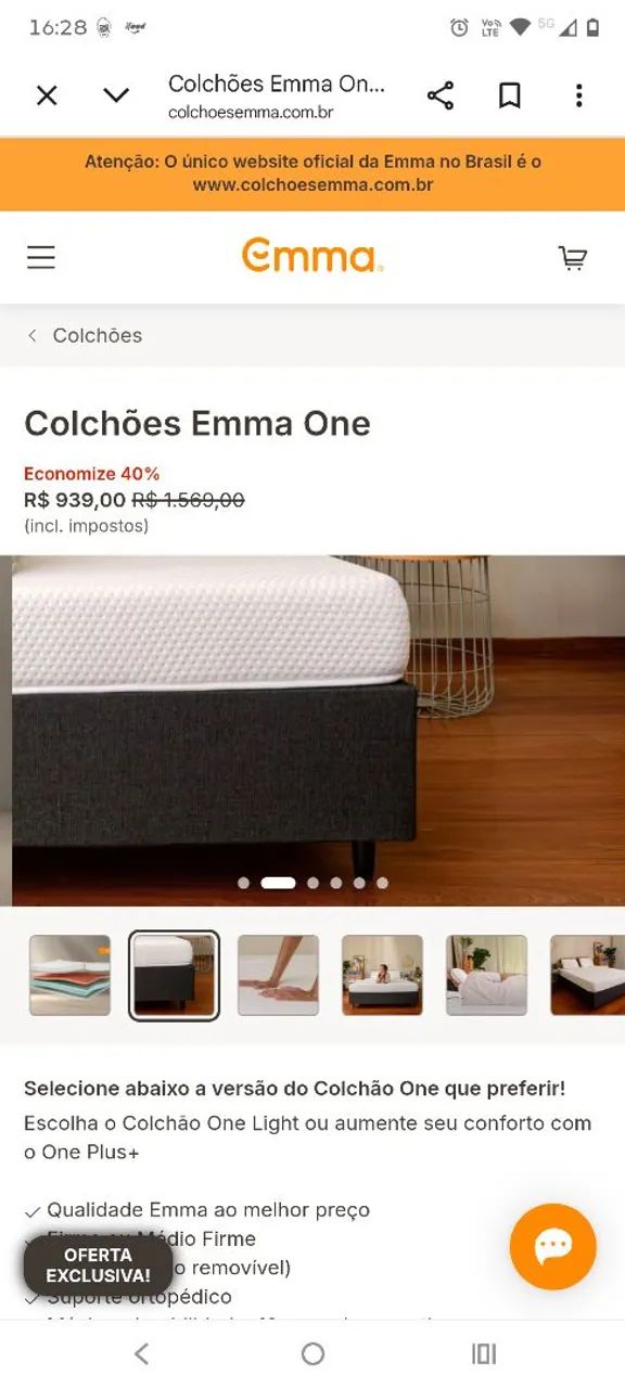 Colchão emma solteiro 480$ - Foto 3
