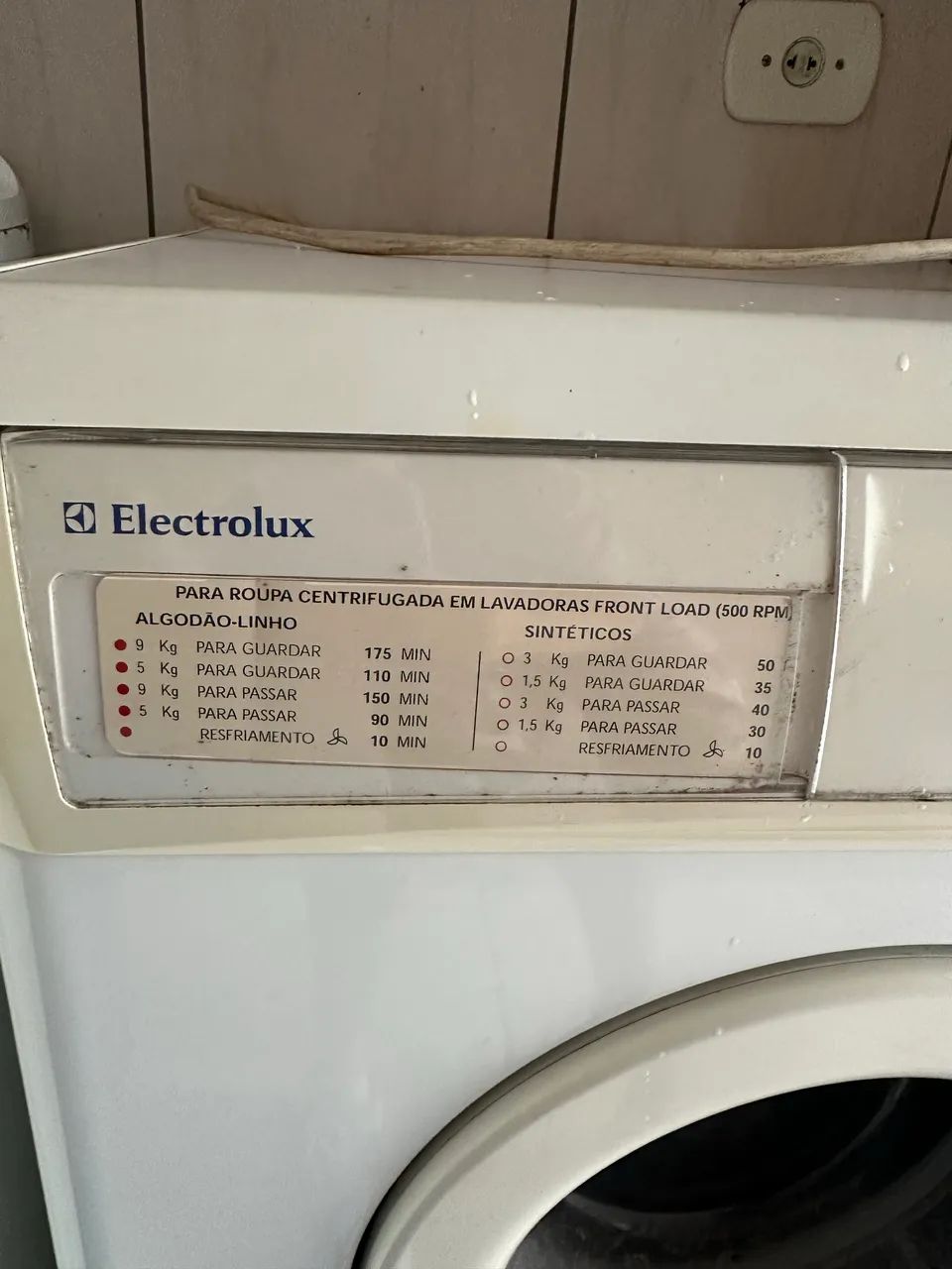 Secadora eletrolux S10