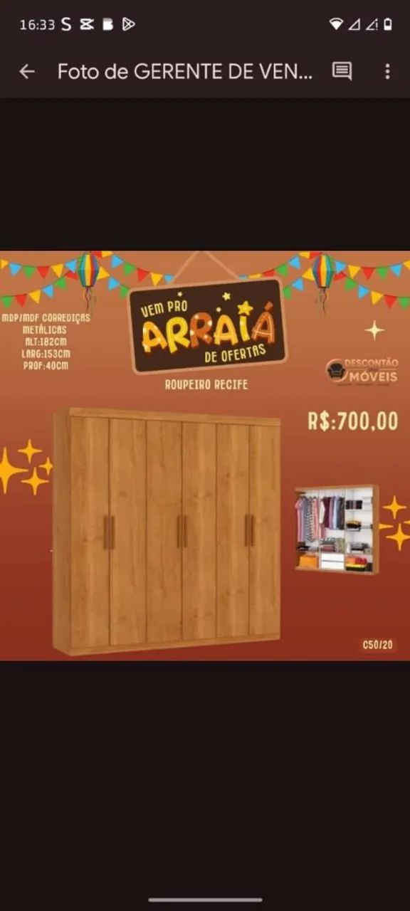 Guarda roupa 