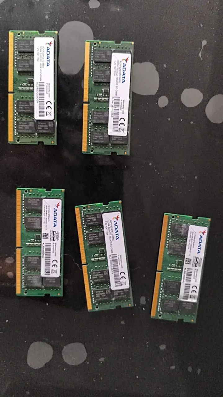 Memória Ddr4 note 16Gb