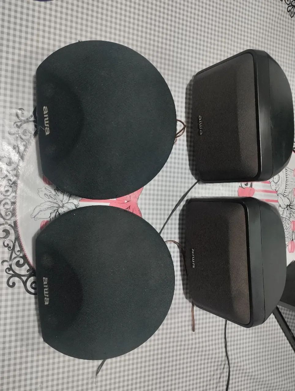 4 Caixas satélite aiwa 