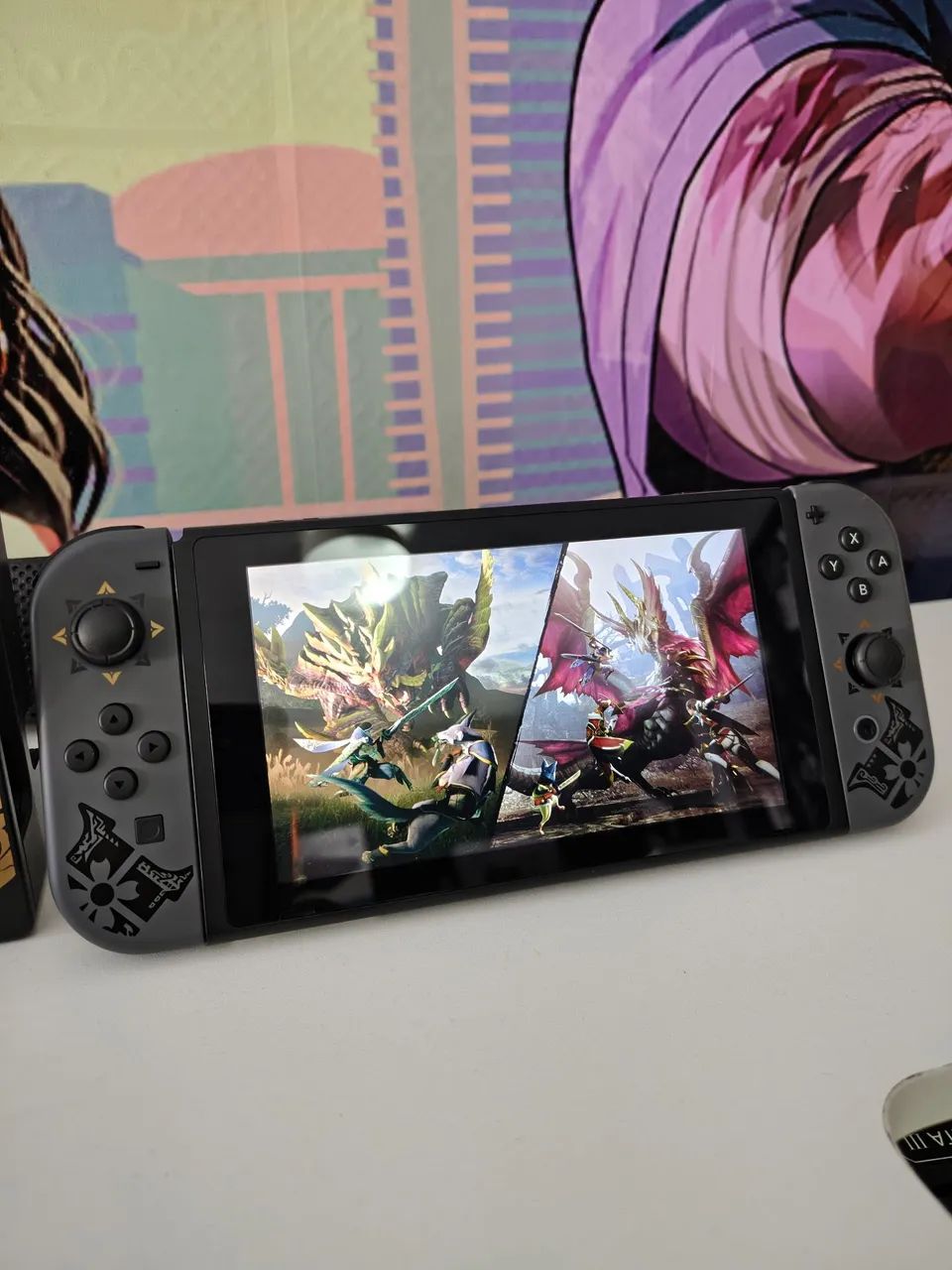 Nintendo switch Monster Hunter Edition desbloqueado  - Foto 4