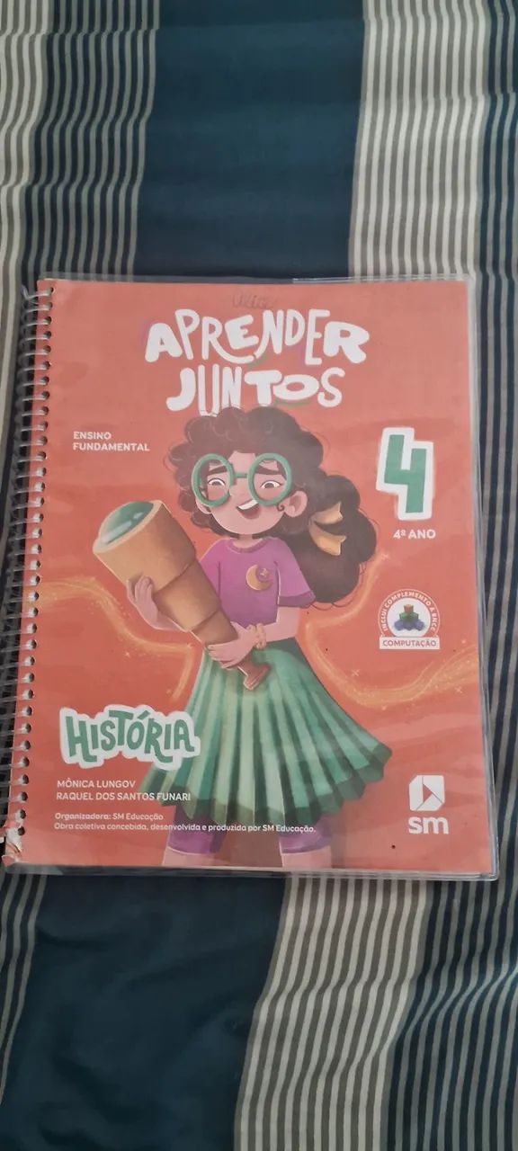 Livro História Aprender juntos 4 ano Sm Educação