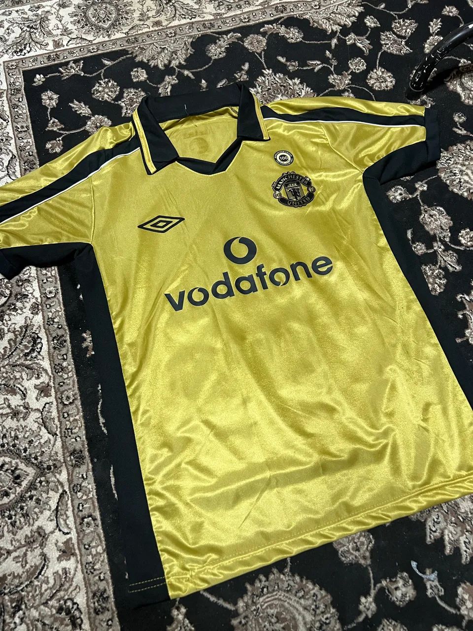Camisa Manchester United centenário retro 2001/2002 - Foto 2