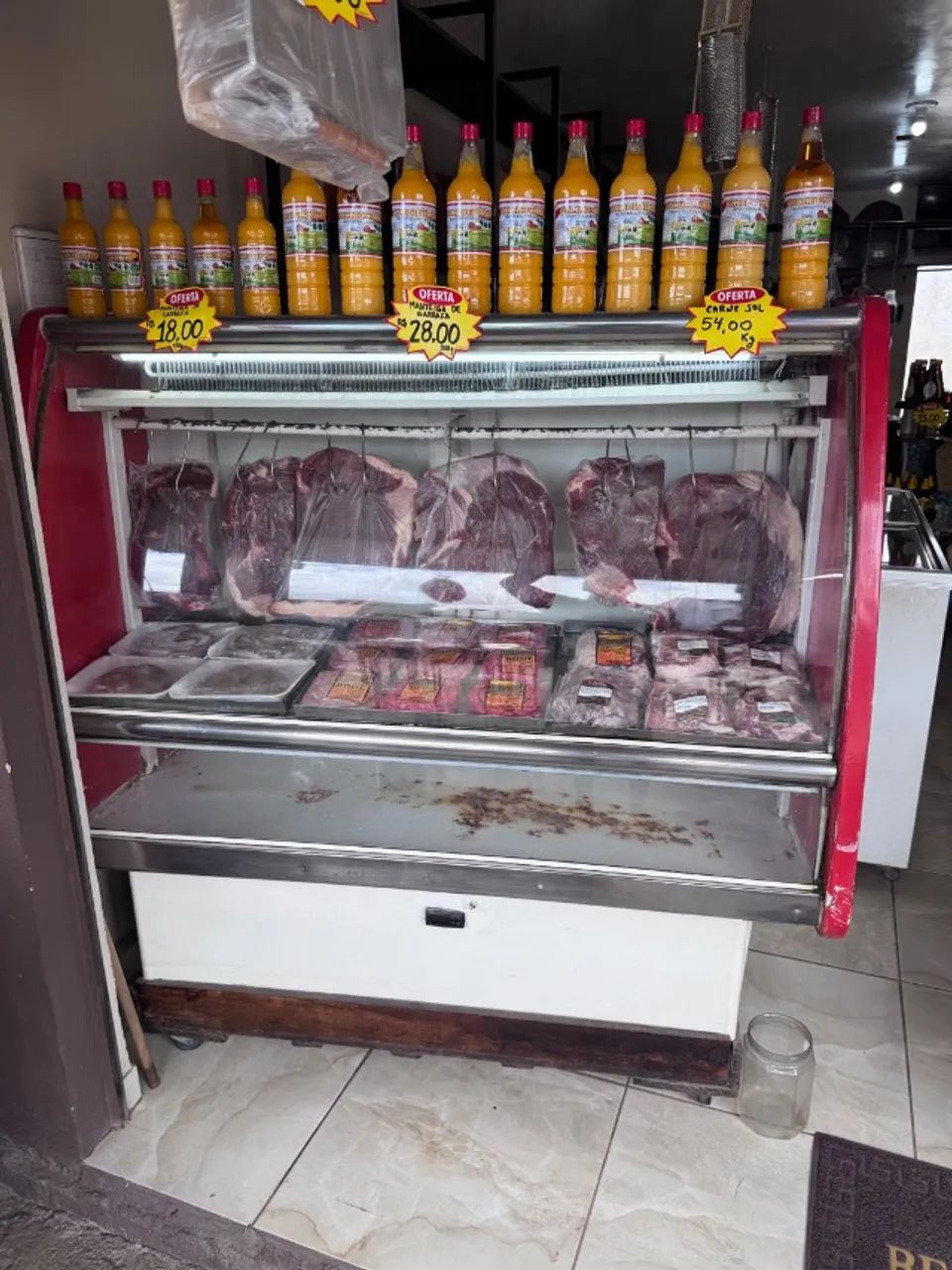 Freezer expositor de carnes 