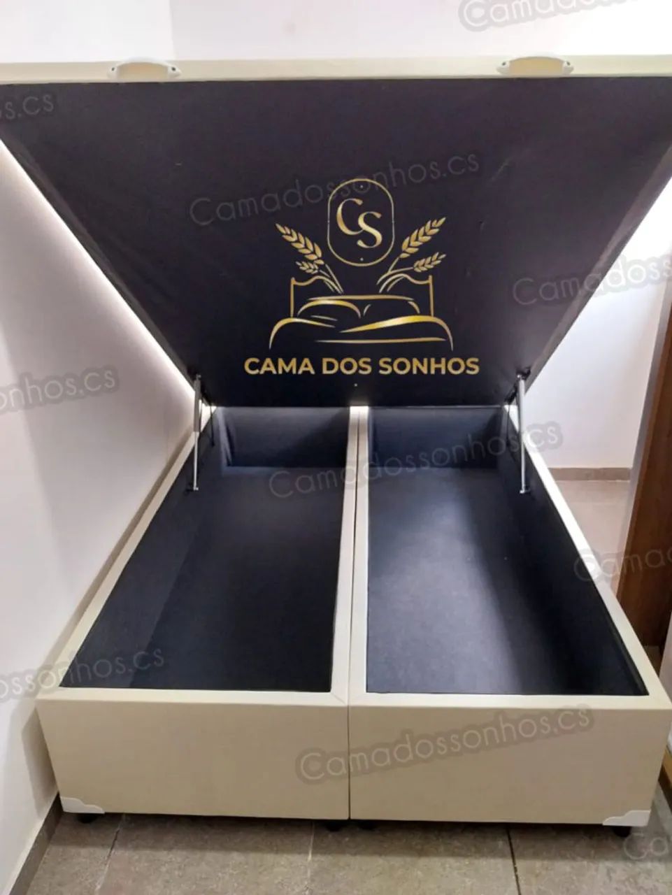 Cama Baú casal padrão 