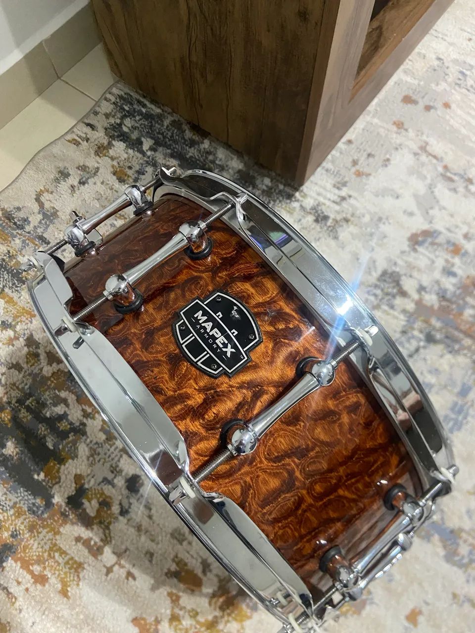 Caixa Mapex Armory Dillinger Maple Walnut Stain over Figured Wood 14x5,5"