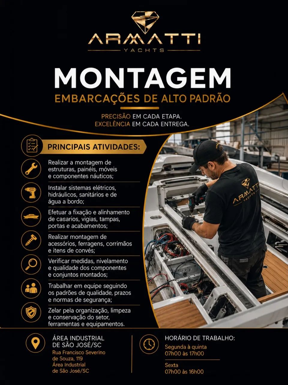 ESTAMOS CONTRATANDO - Armatti Yachts - Foto 3