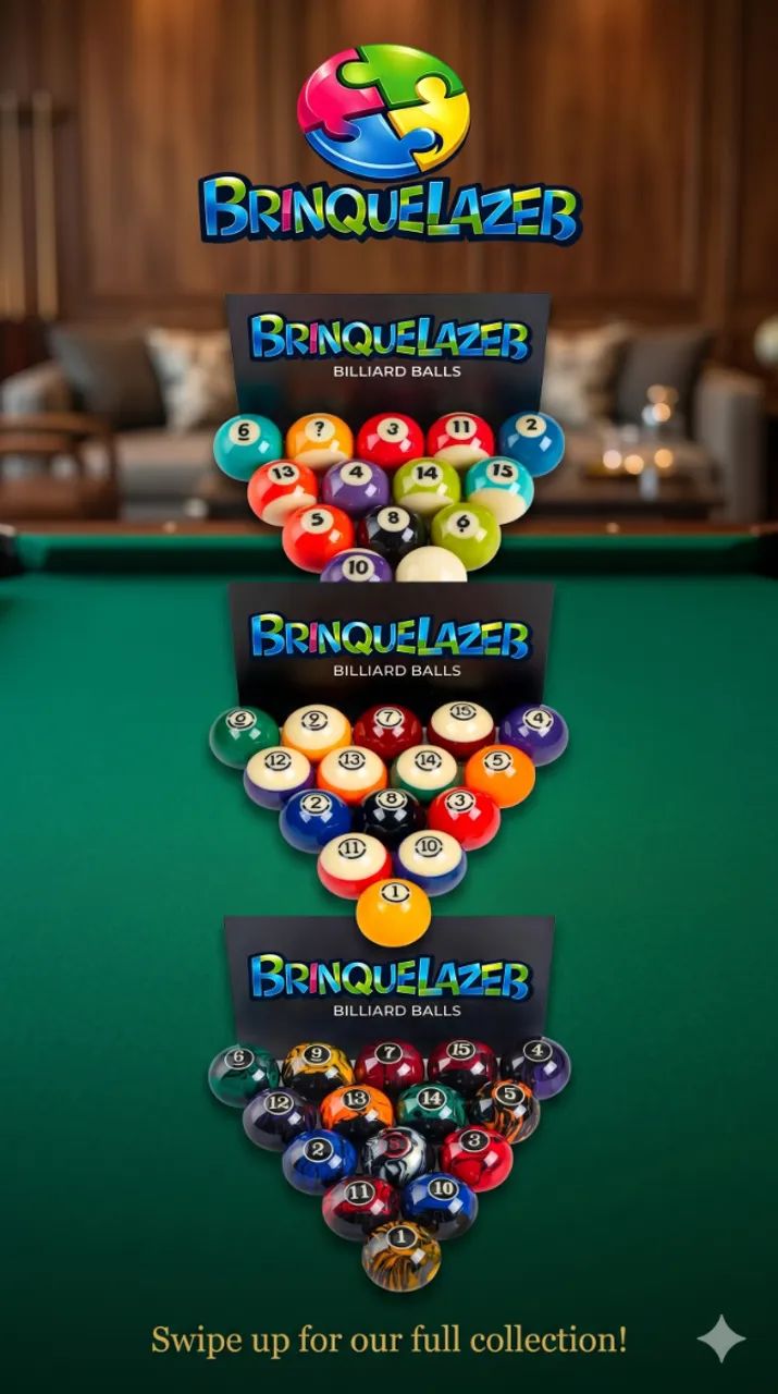 Bolas Sinuca Importadas ( BrinqueLazer ) - Foto 4
