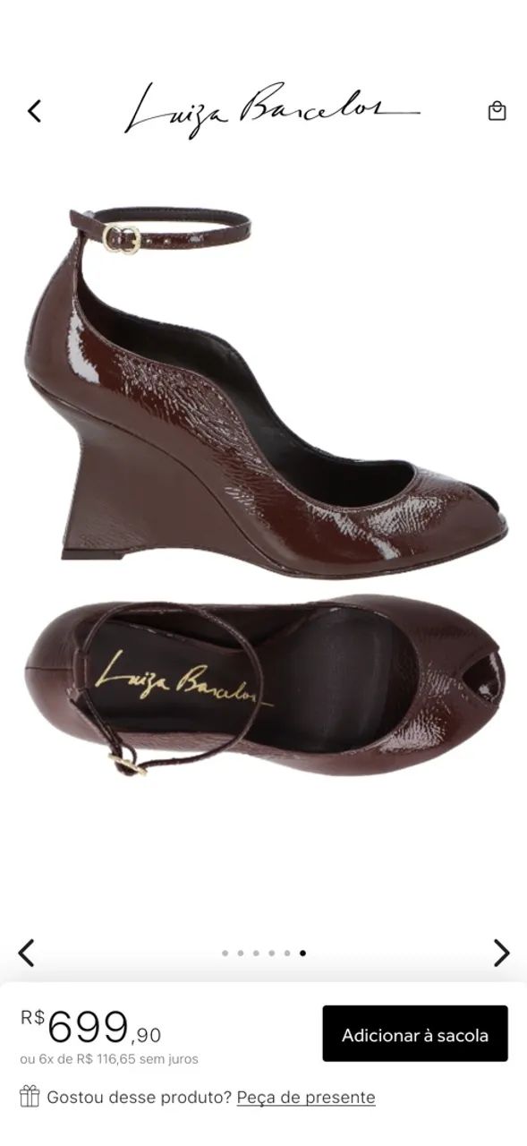 Vendo scarpin Luiza Barcelos 
