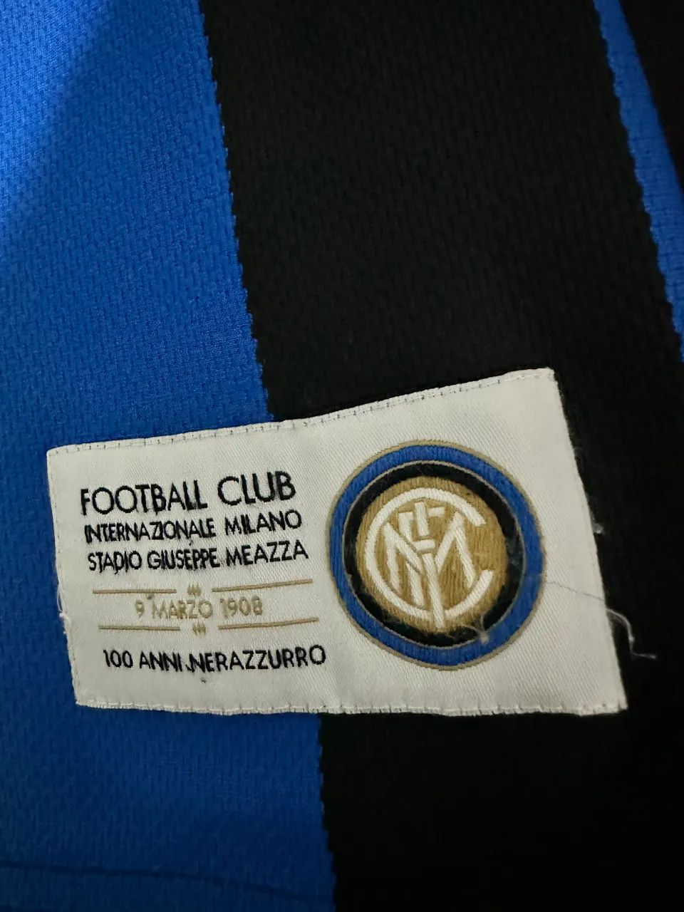 Camisa Inter de Milão (centenário 2008) oficial - Foto 2