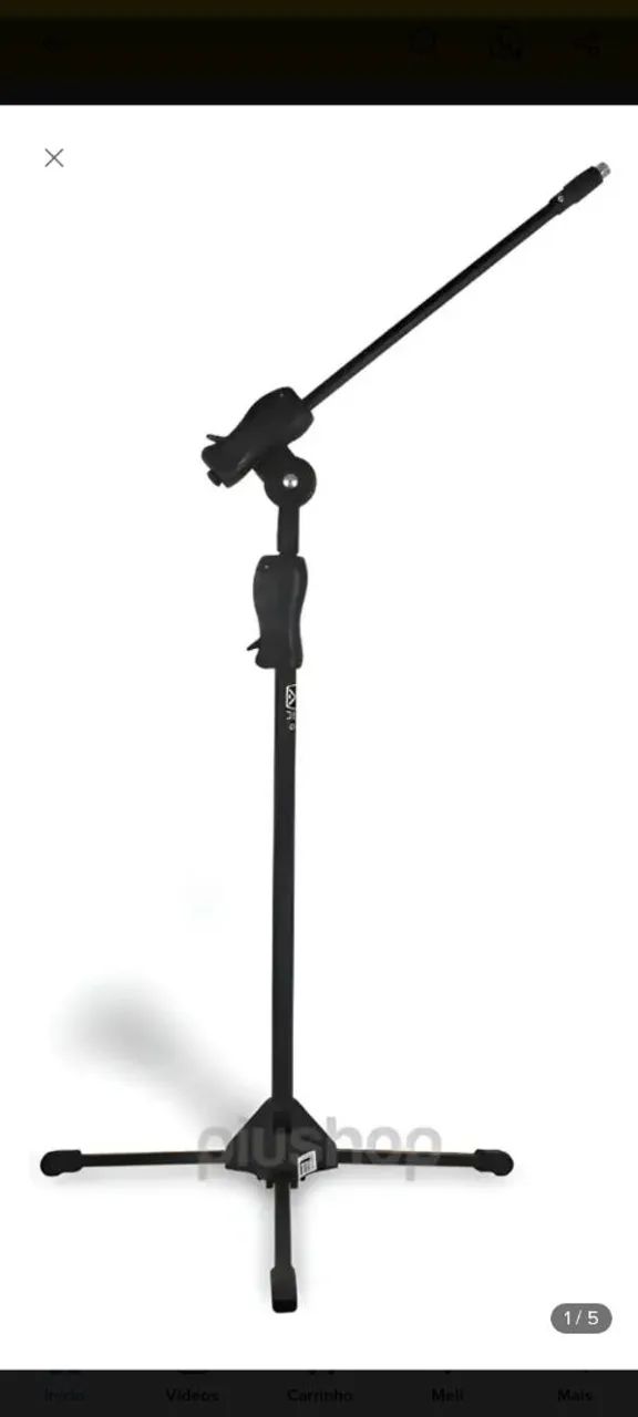 Pedestal para microfone 