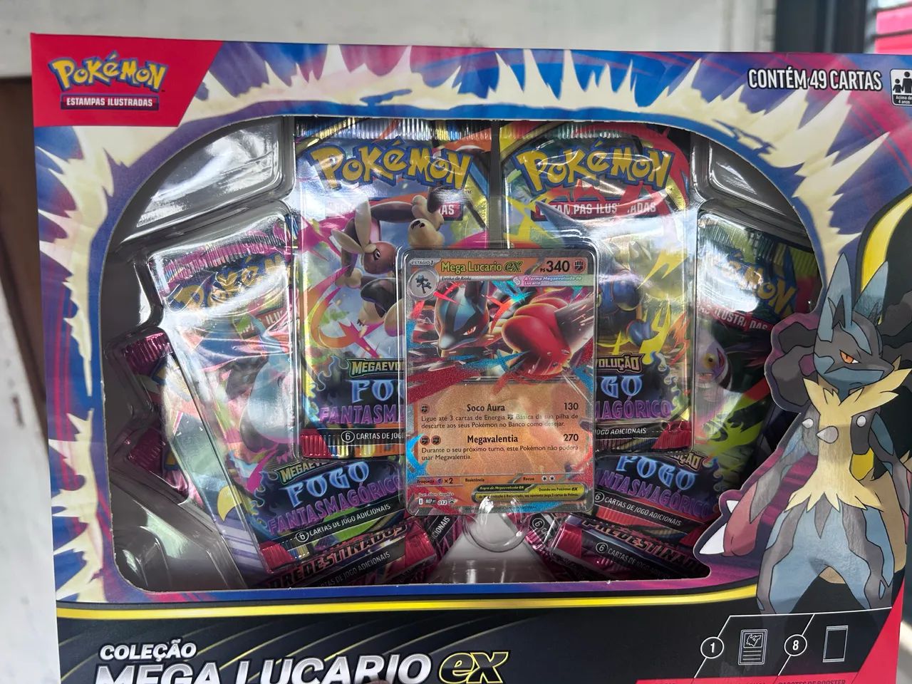 Box mega lucario ex 