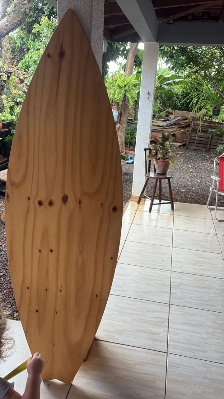 Prancha madeira decoração 