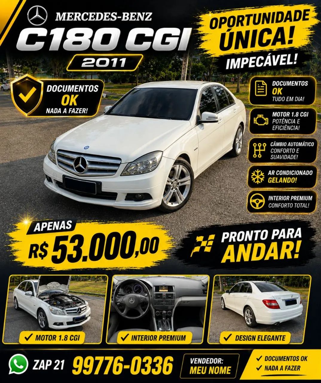 Mercedes-Benz C-180 C-180 CGI Classic 1.8 16V 156cv Aut. 2011