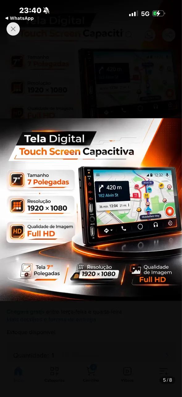 Central multimídia Onix 2012-2019 - Foto 3