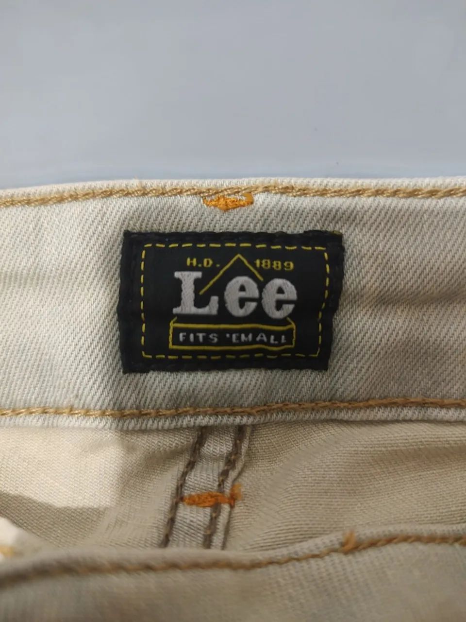 Calça Jeans Unisex Da Lee Tamanho 38  - Foto 3