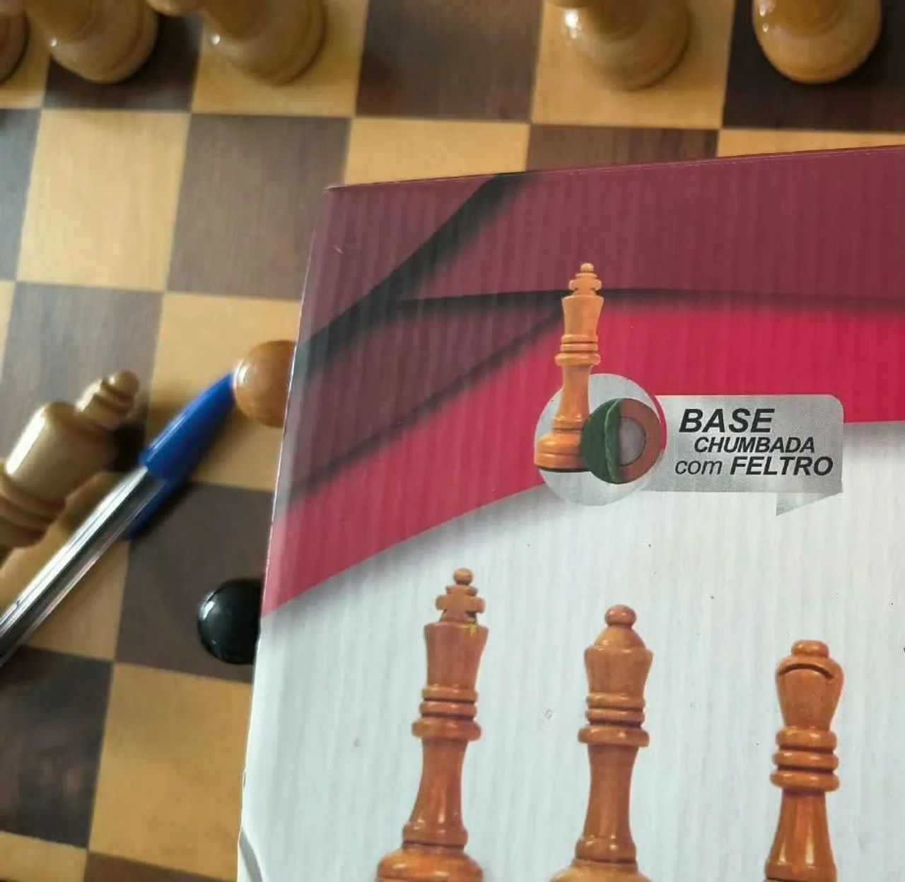 Jogo de Xadrez Completo (Tabuleiro e Peças) Botticelli - Foto 3