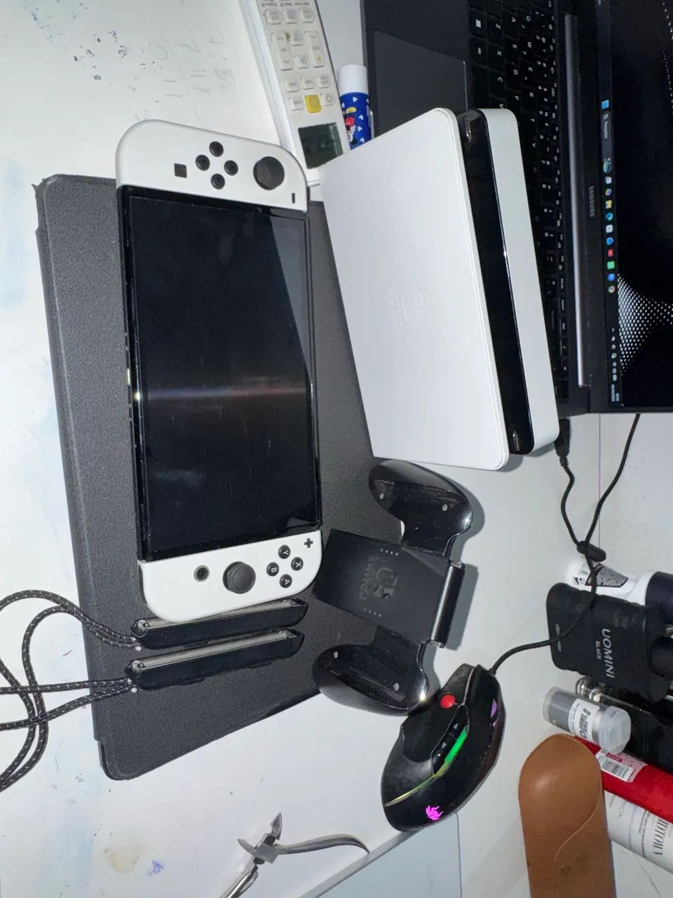 Nintendo switch oled completo usado - Foto 3