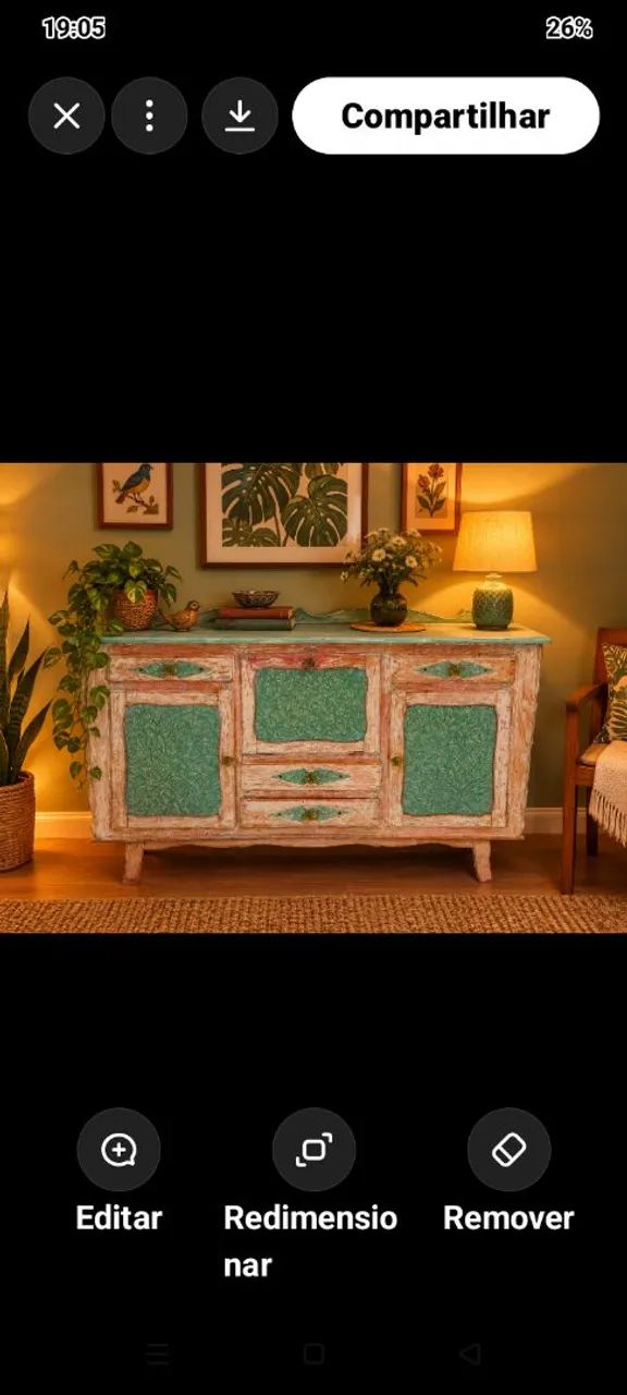 Buffet antigo anos 60