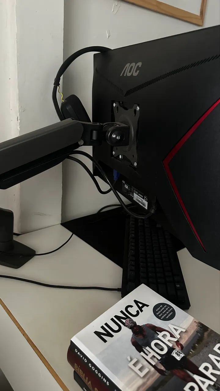Monitor 144hz AOC 27 polegadas IPS + Braço Articulado - Foto 2