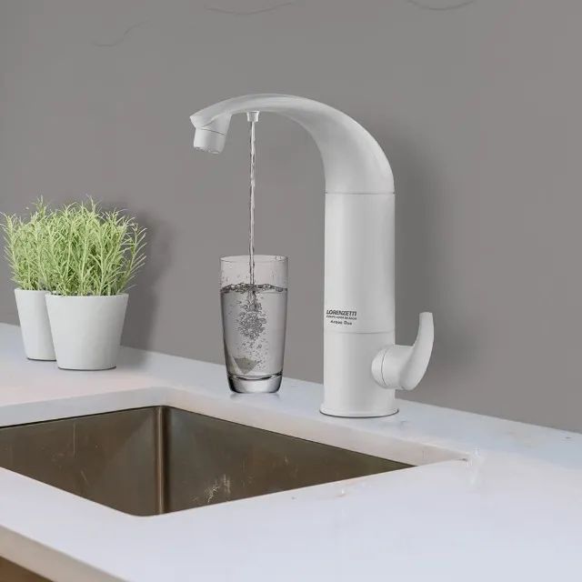 PURIFICADOR DE AGUA COM TORNEIRA DE MESA ACQUA DUE BRANCO LORENZETTI 7411817 - Foto 3