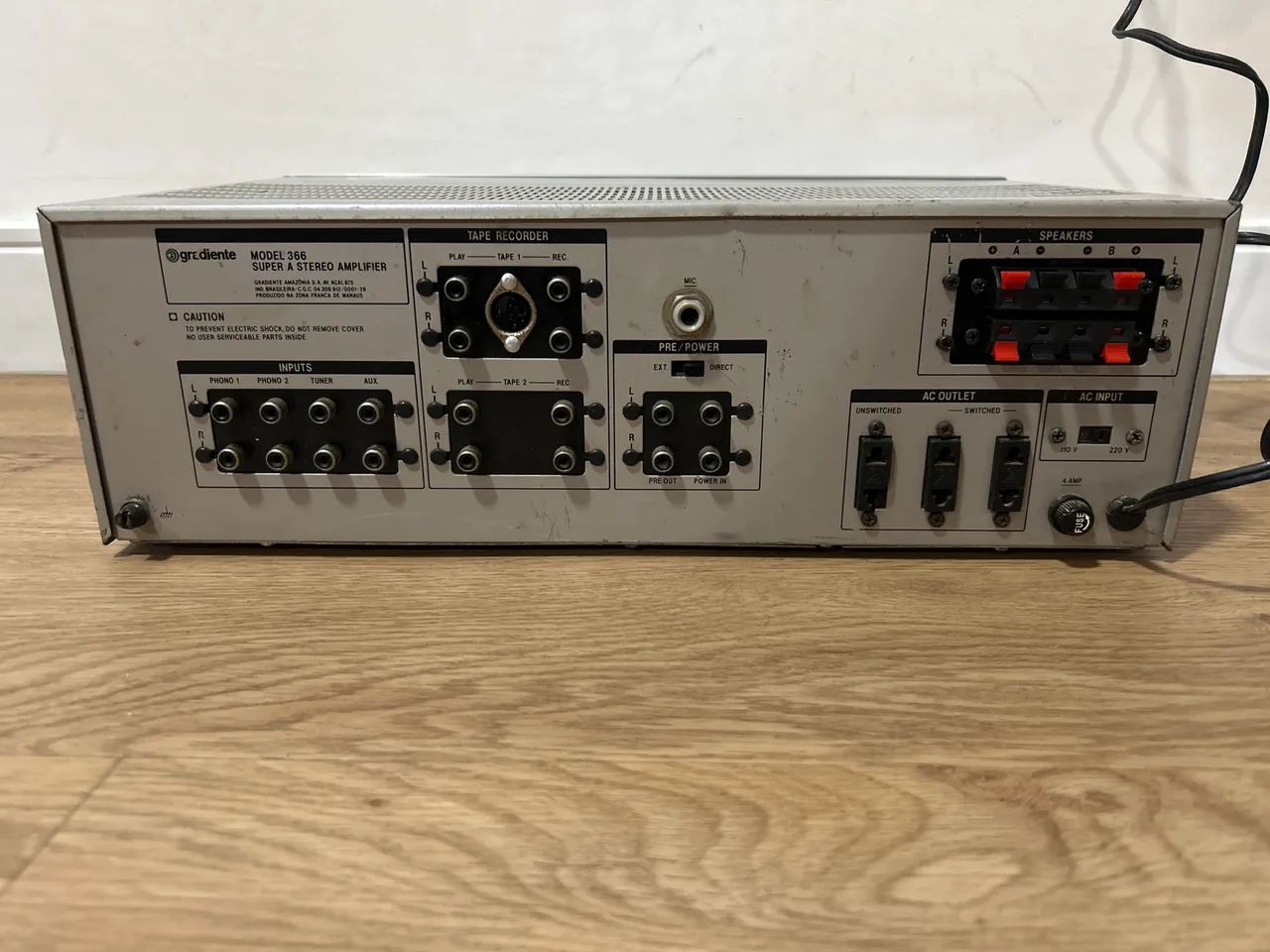 Amplificador Gradiente Model 366 - Foto 5