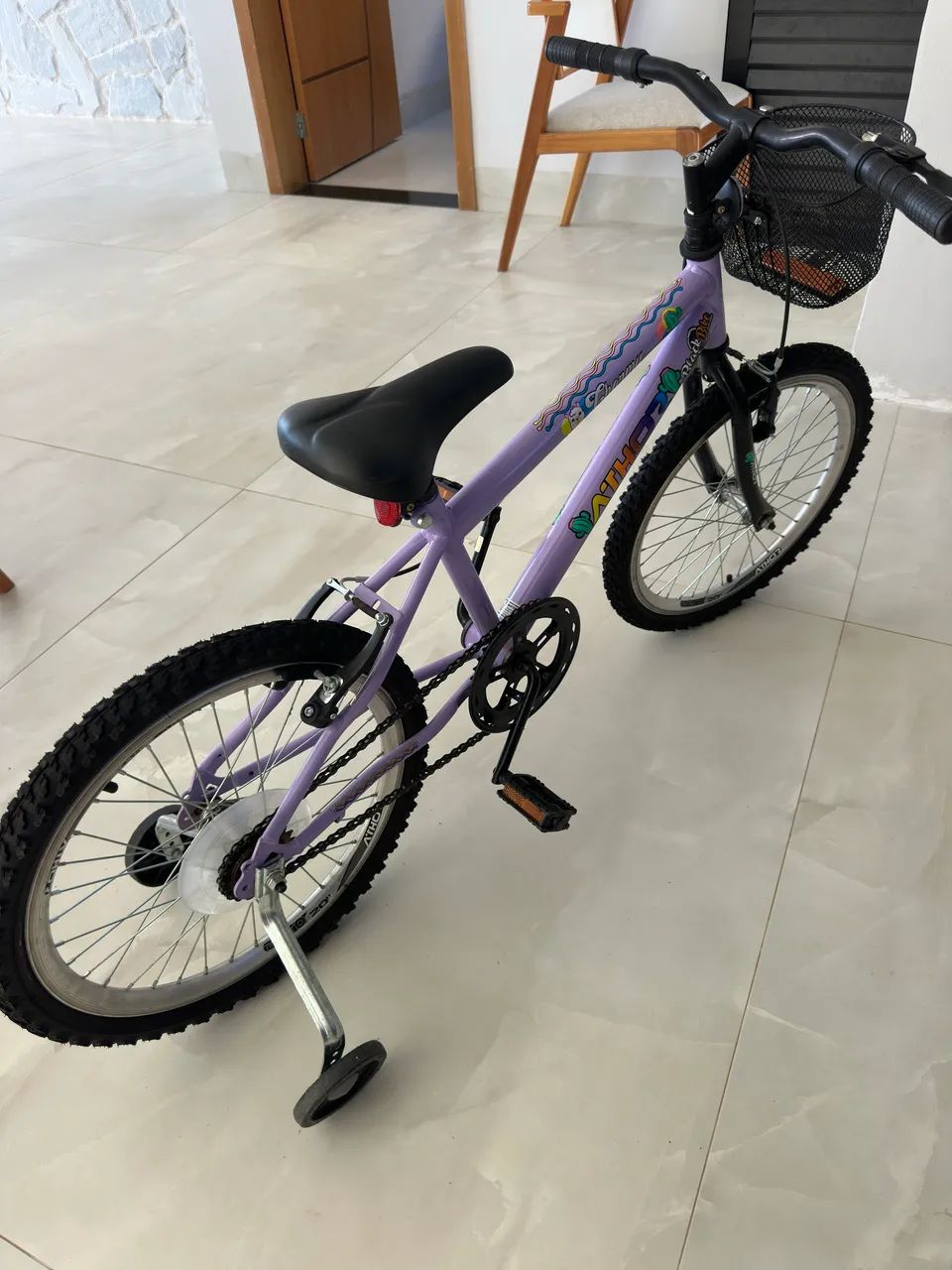 Bicicleta infantil Charmy Athor Lilás 