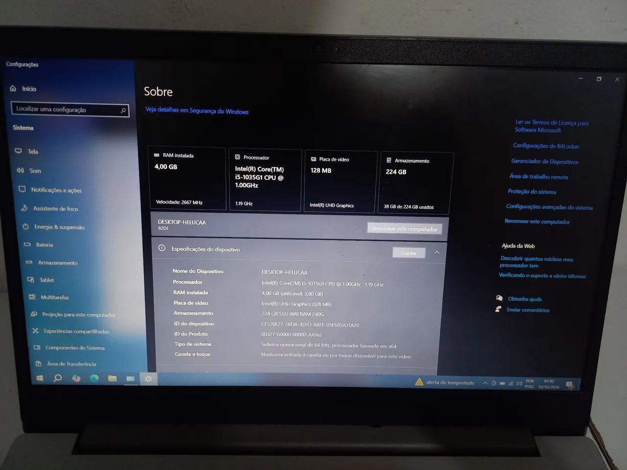 Notebook i5 10° geração  - Foto 3