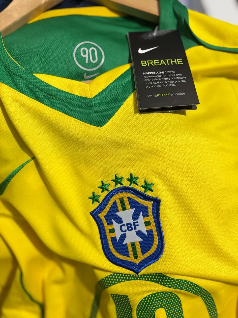 camisa 10 do Brasil retrô 2004/2005  - Foto 4