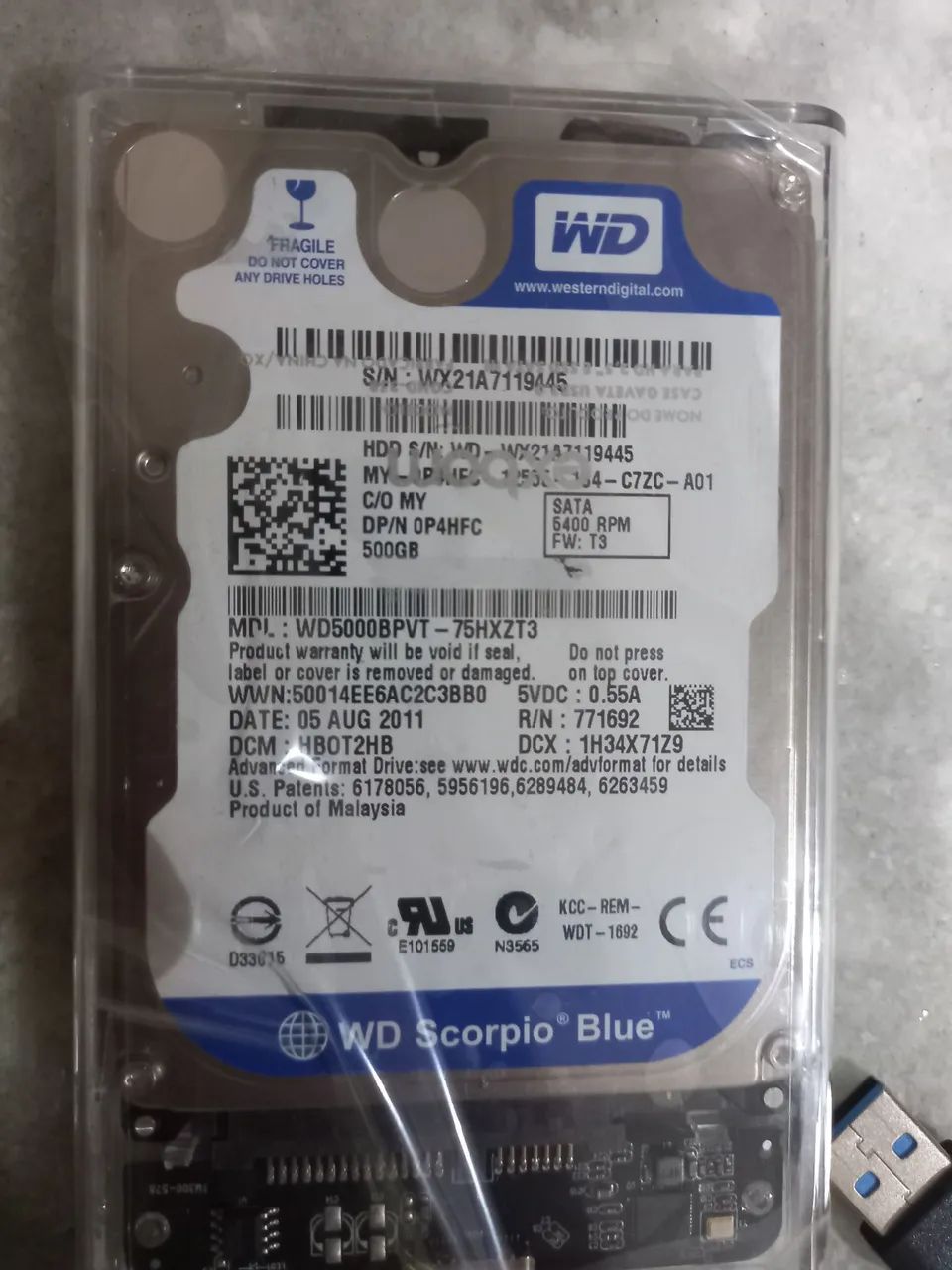 HD Externo 500GB - PC Notebook, PS4, Xbox etc.